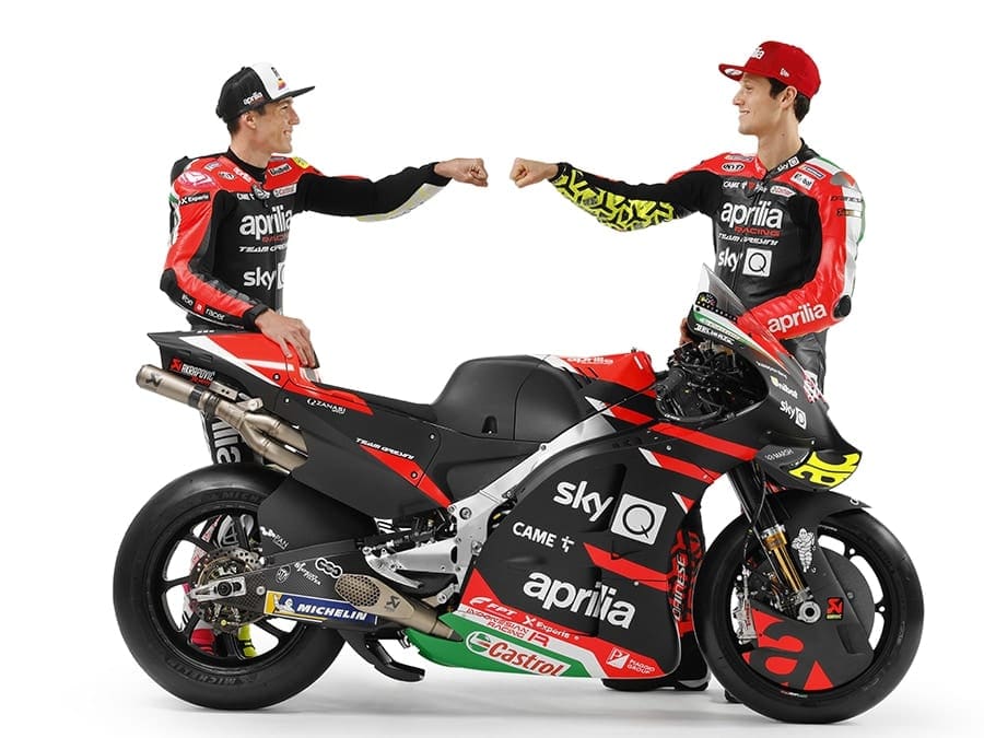 Aleix Espargaró e Lorenzo Savadori - Apresentação Aprilia MotoGP 2021