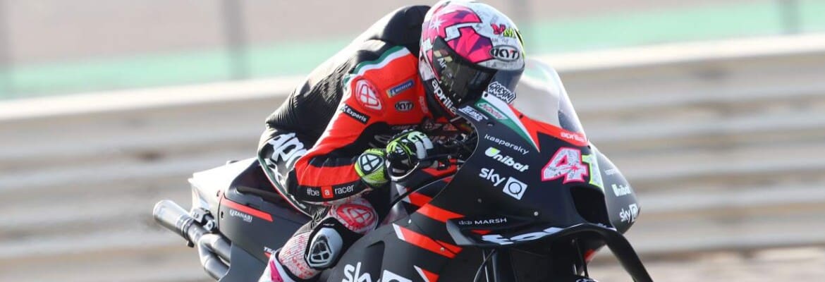Espargaró coloca Aprilia na frente em 1º dia de testes oficiais da MotoGP no Catar