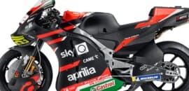 Aprilia confirma dupla e mostra moto para temporada 2021 da MotoGP