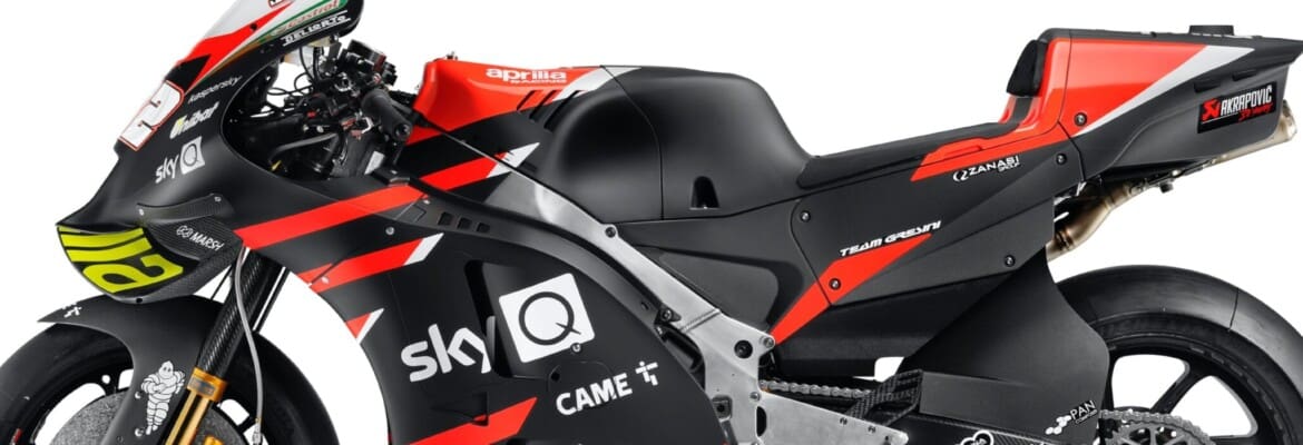 Aprilia confirma dupla e mostra moto para temporada 2021 da MotoGP