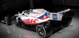 F1: Confira as imagens do Haas VF-21, nas cores da Rússia