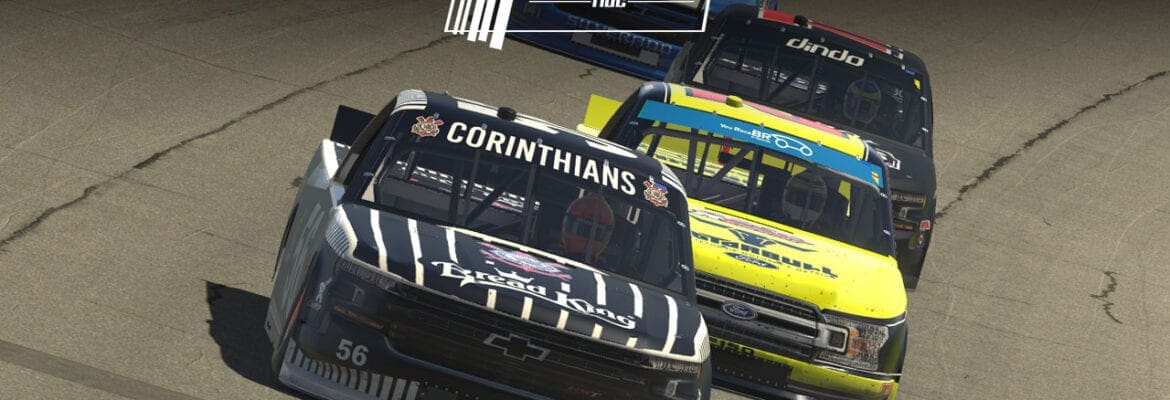 W1zera Nascar Series: Adriano Pinheiro (Corinthians) vence prova épica em Michigan