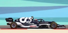Gasly e Tsunoda aprovam o primeiro dia de teste da AlphaTauri na F1 em 2021