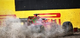 Galeria: confira as imagens do acidente de Leclerc de F1 em Ímola