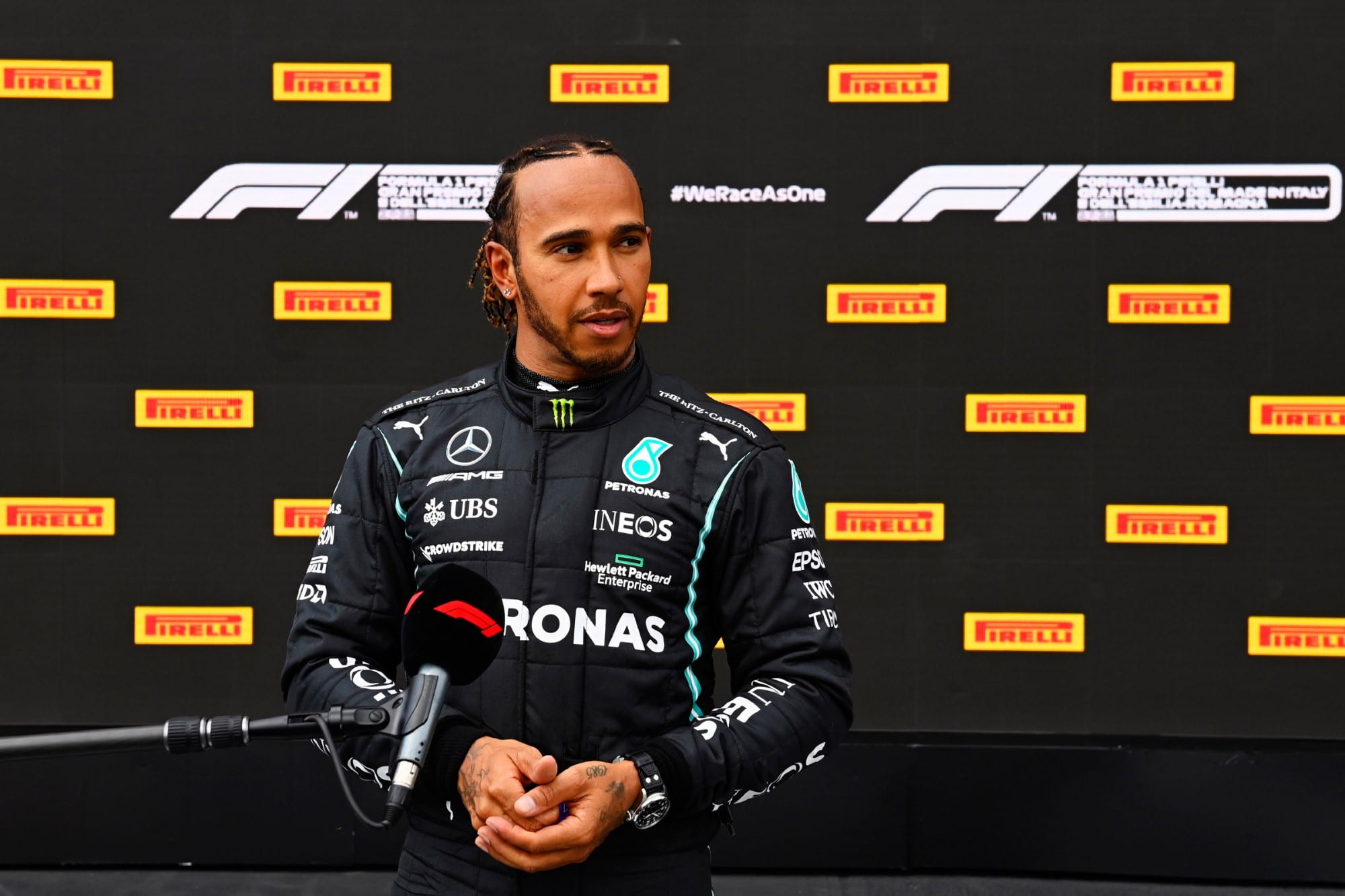 Lewis Hamilton (Mercedes) GP da Emília-Romanha F1 2021