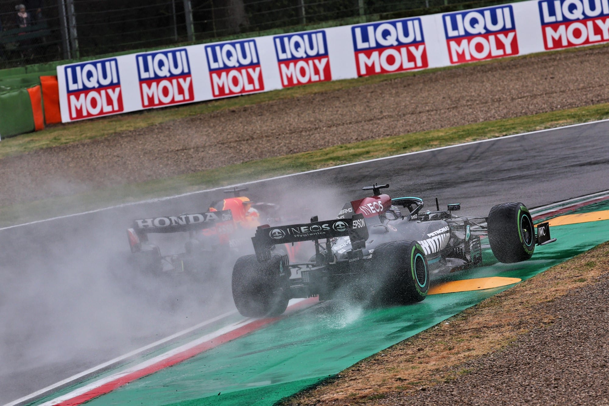 Lewis Hamilton e Max Verstappen - GP da Emília-Romanha F1 2021 - Ímola