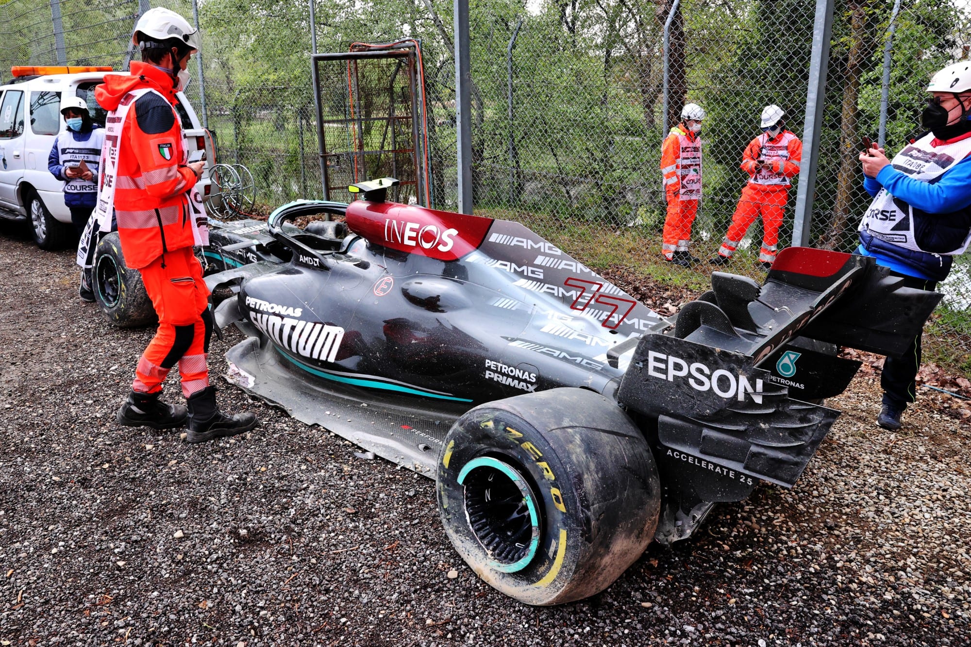 Valtteri Bottas (Mercedes) GP da Emília-Romanha F1 2021 - Ímola