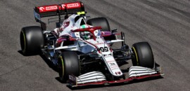 Giovinazzi comemora bom desempenho no primeiro dia do GP do Azerbaijão de F1