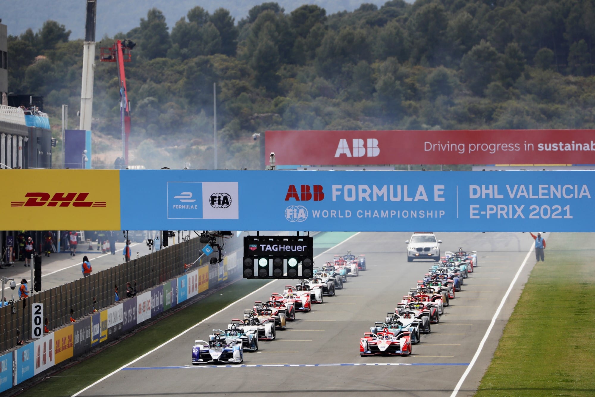 Galeria: veja as imagens da Corrida 2 da Fórmula E em Valência Largada - ePrix de Valência 2 - Fórmula E 2021