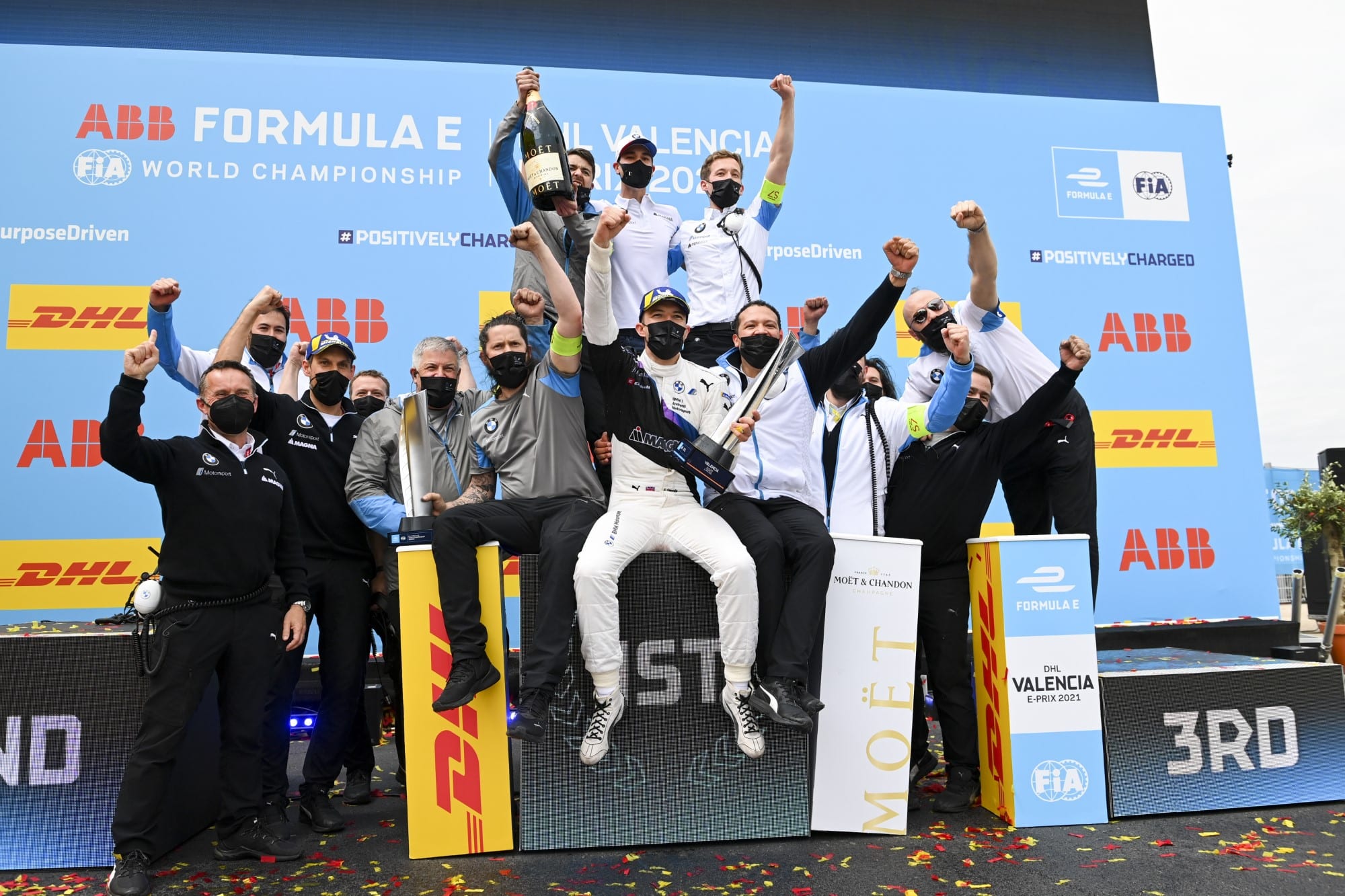 Galeria: veja as imagens da Corrida 2 da Fórmula E em Valência Jake Dennis (BMW) ePrix de Valência 2 - Fórmula E 2021