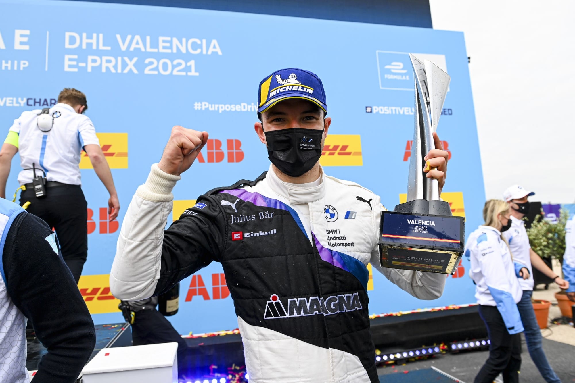 Galeria: veja as imagens da Corrida 2 da Fórmula E em Valência Jake Dennis (BMW) ePrix de Valência 2 - Fórmula E 2021