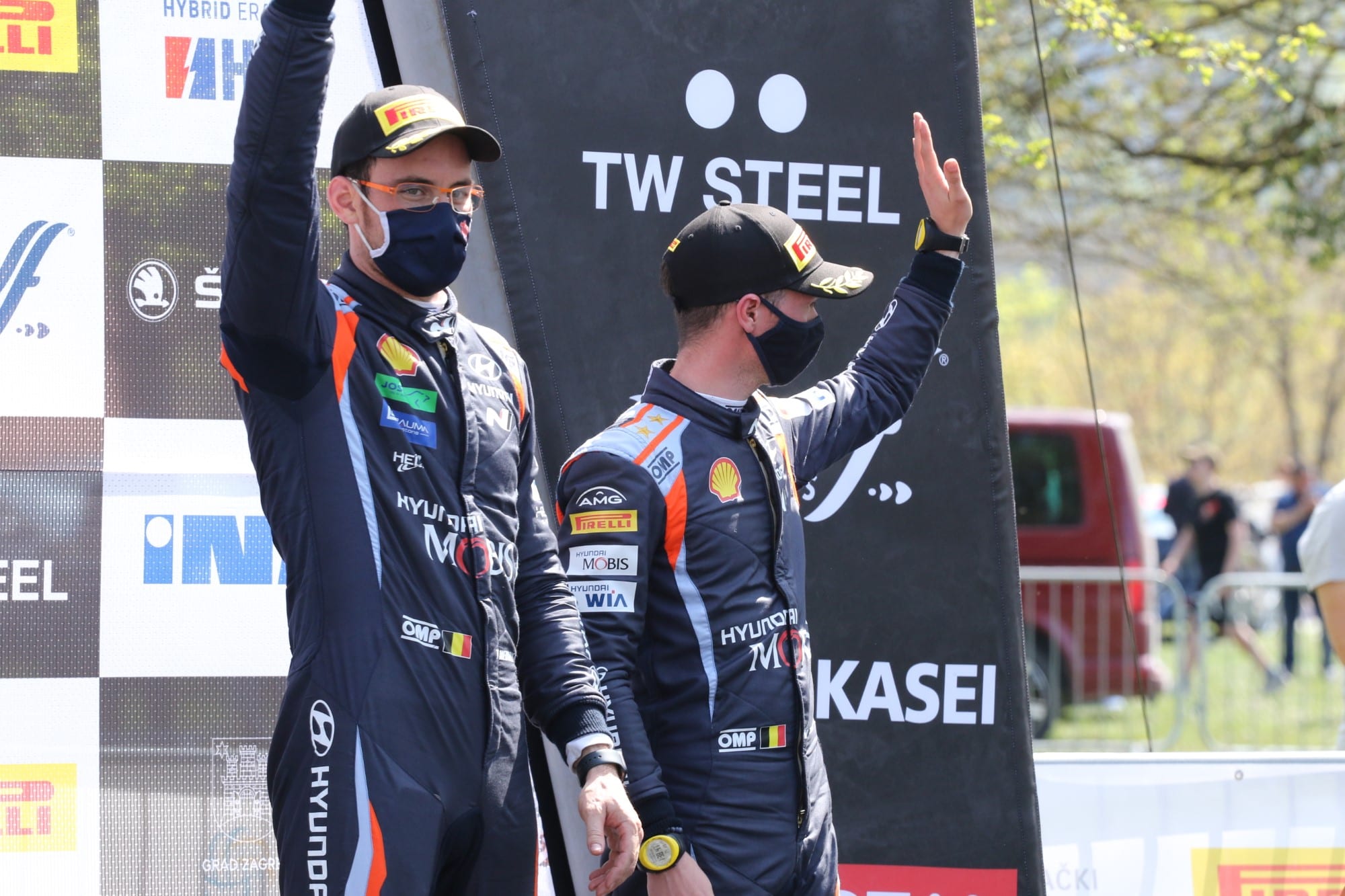 Galeria: confira as imagens do mundial de rally na Croácia WRC Rally Croácia 2021