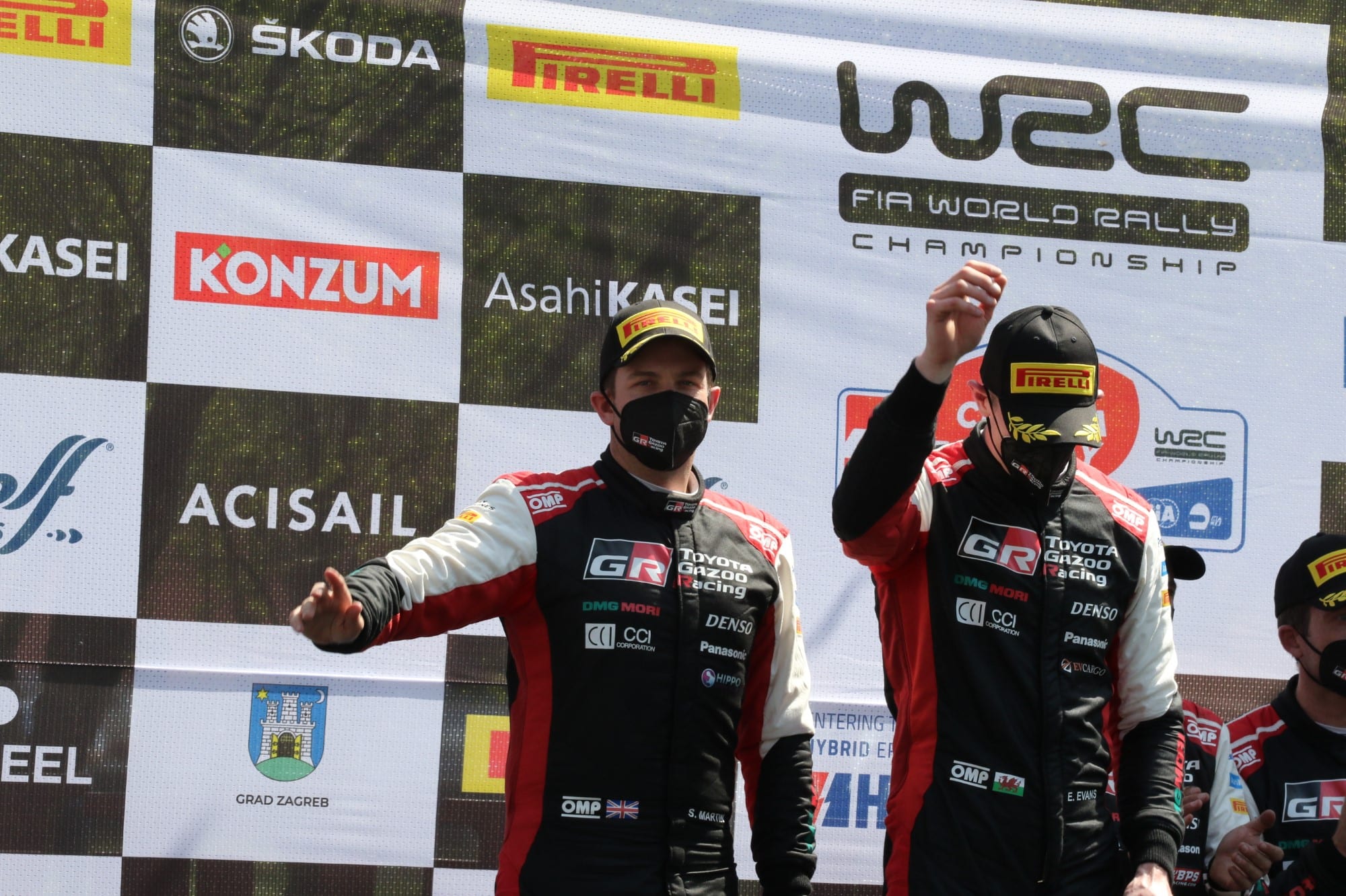 Galeria: confira as imagens do mundial de rally na Croácia WRC Rally Croácia 2021