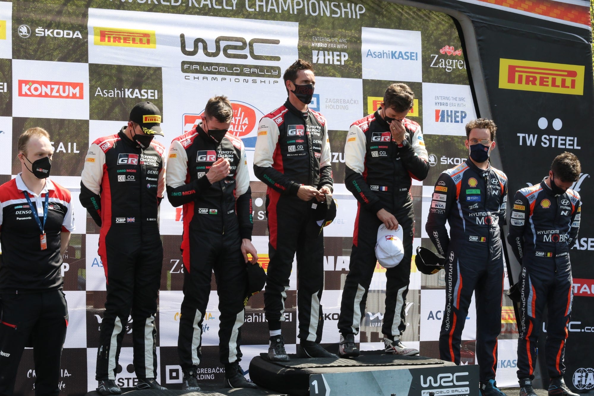 Galeria: confira as imagens do mundial de rally na Croácia WRC Rally Croácia 2021