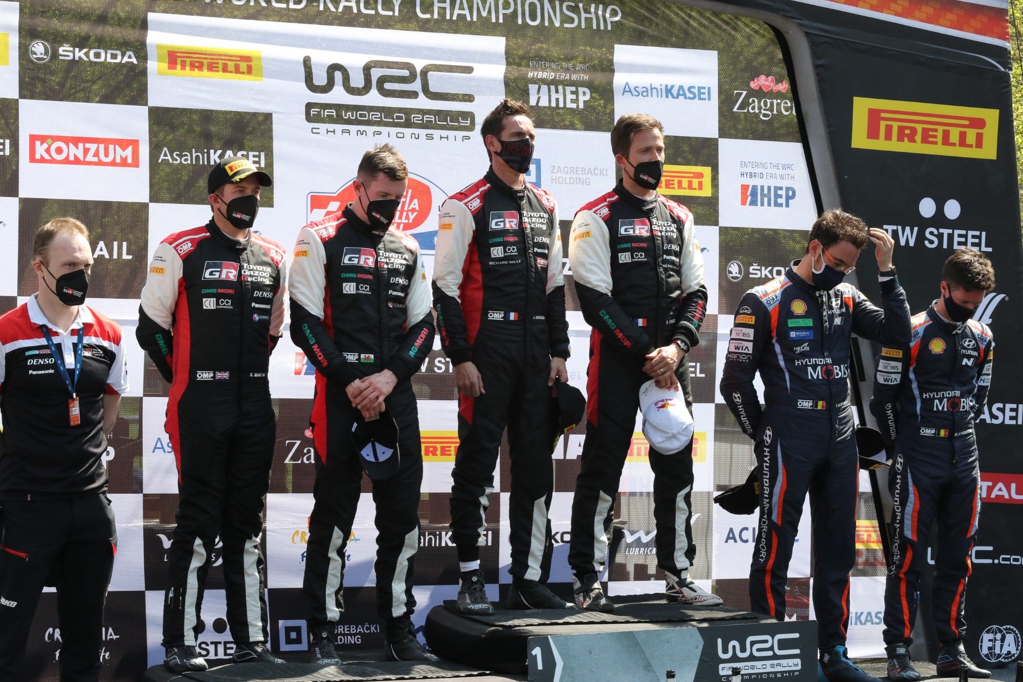 Galeria: confira as imagens do mundial de rally na Croácia WRC Rally Croácia 2021