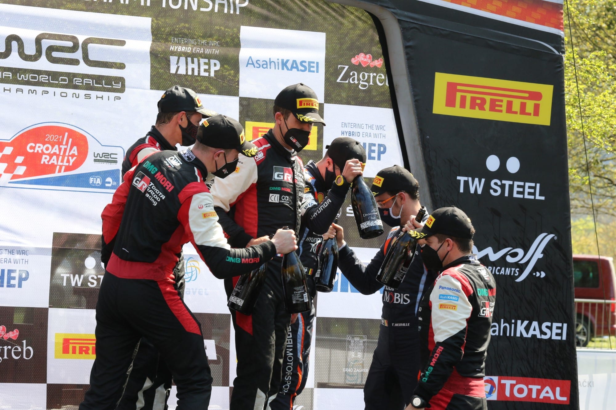 Galeria: confira as imagens do mundial de rally na Croácia WRC Rally Croácia 2021