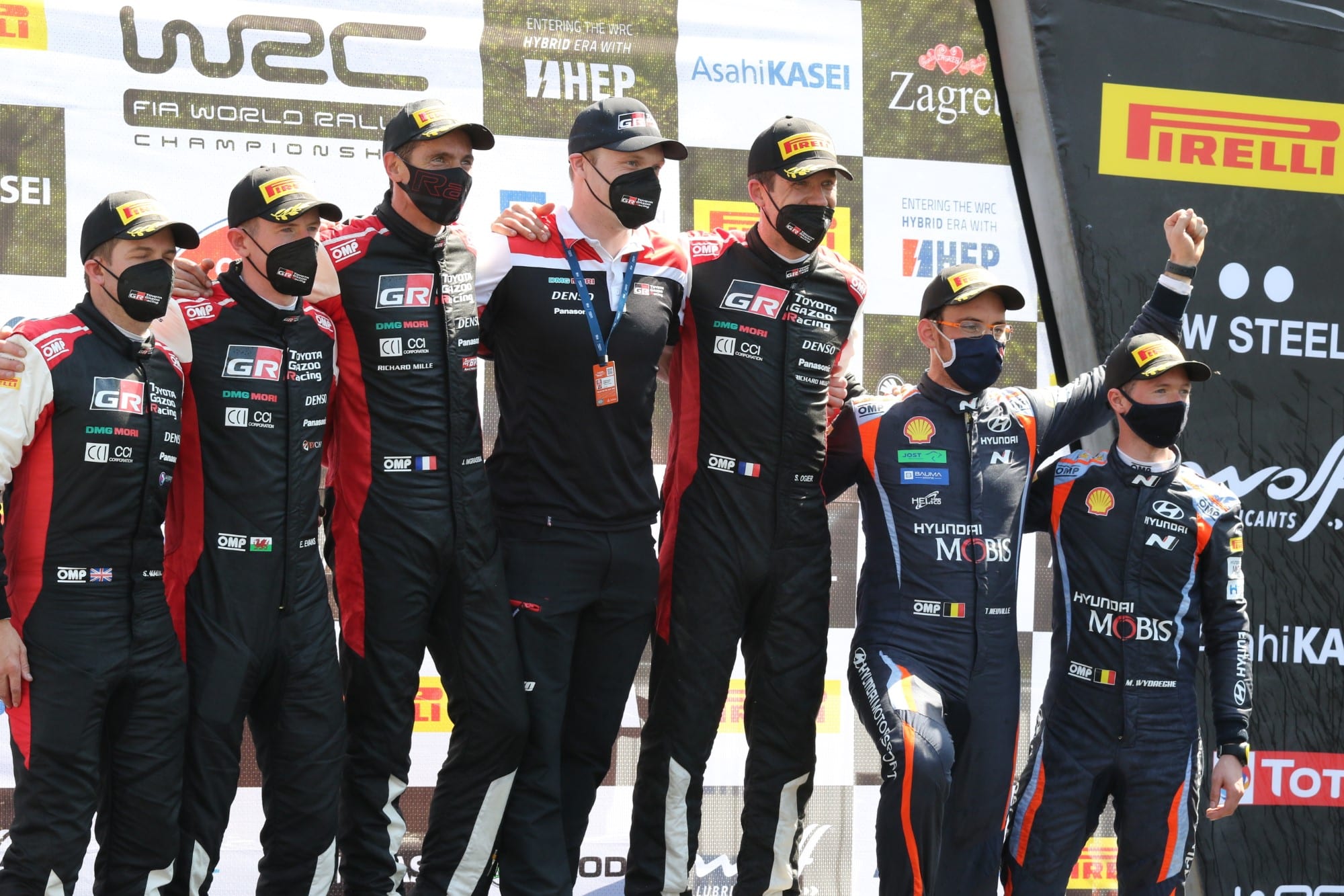 Galeria: confira as imagens do mundial de rally na Croácia WRC Rally Croácia 2021