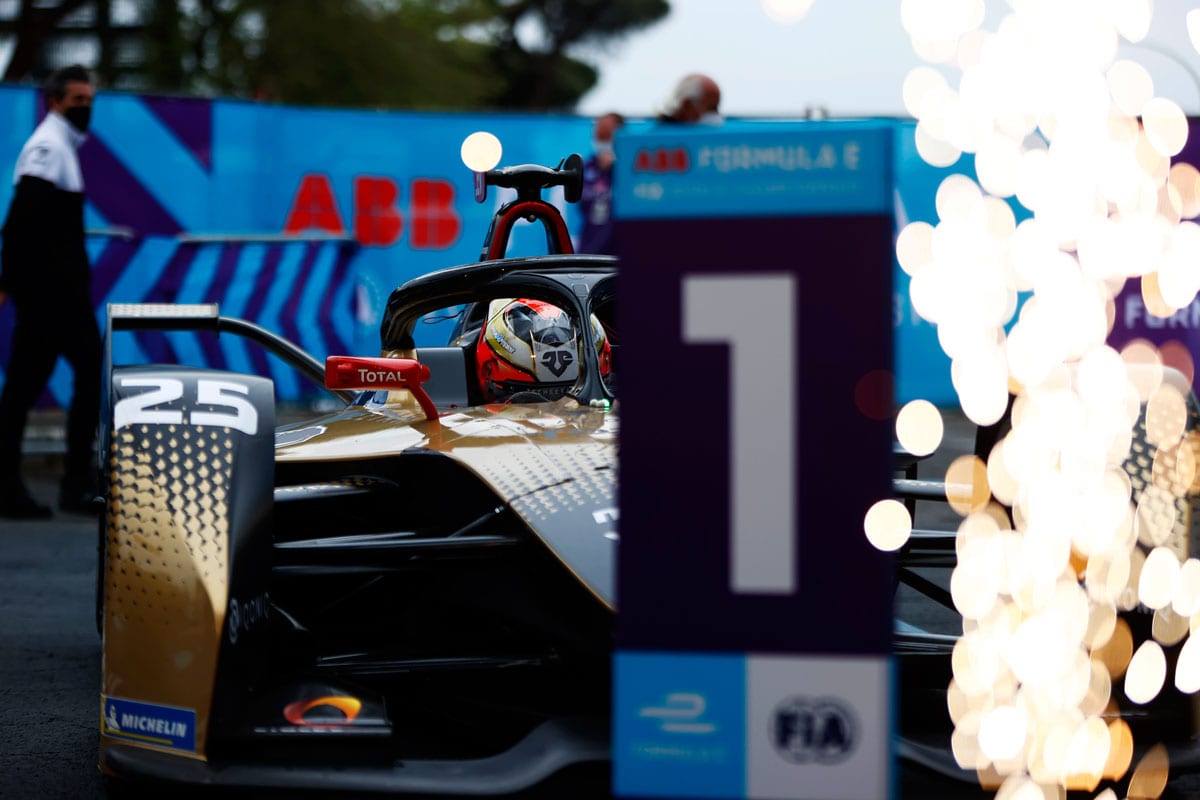 Galeria: veja as imagens deste sábado da Fórmula E em Roma Jean-Eric Vergne (Techeetah) ePrix de Roma - Fórmula E 2021
