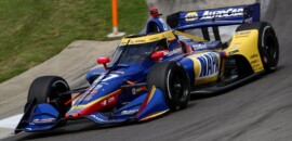 Rossi aparece no final e lidera segundo treino no Alabama