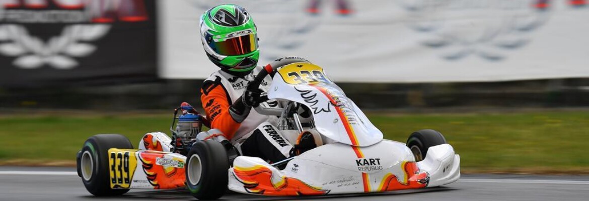 Matheus Ferreira conquista pole no WSK Euro Series em Lonato e vence bateria na categoria OK Júnior