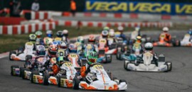 Matheus Ferreira é destaque com pole e vitórias nos heats do WSK Euro Series em Lonato