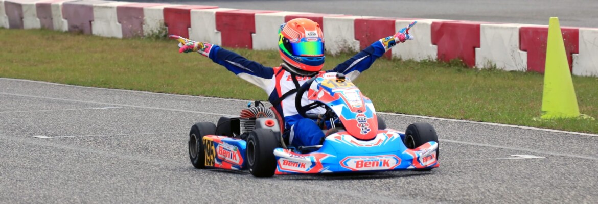 Enzo Vidmontiene vence na abertura da ROK Cup Florida em Orlando com a Team Benik