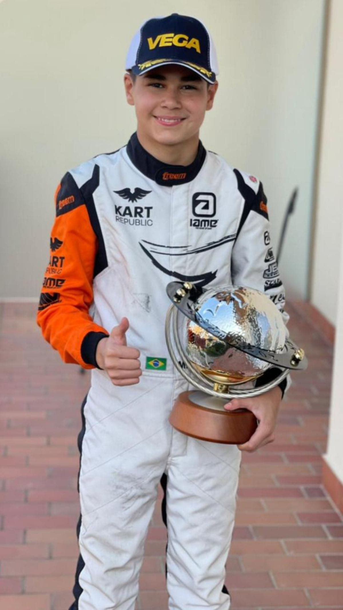 Matheus Ferreira é vice-campeão do WSK Super Master Series na Itália