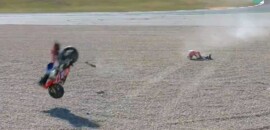 Martín sofre forte acidente durante terceiro treino da MotoGP em Portimão