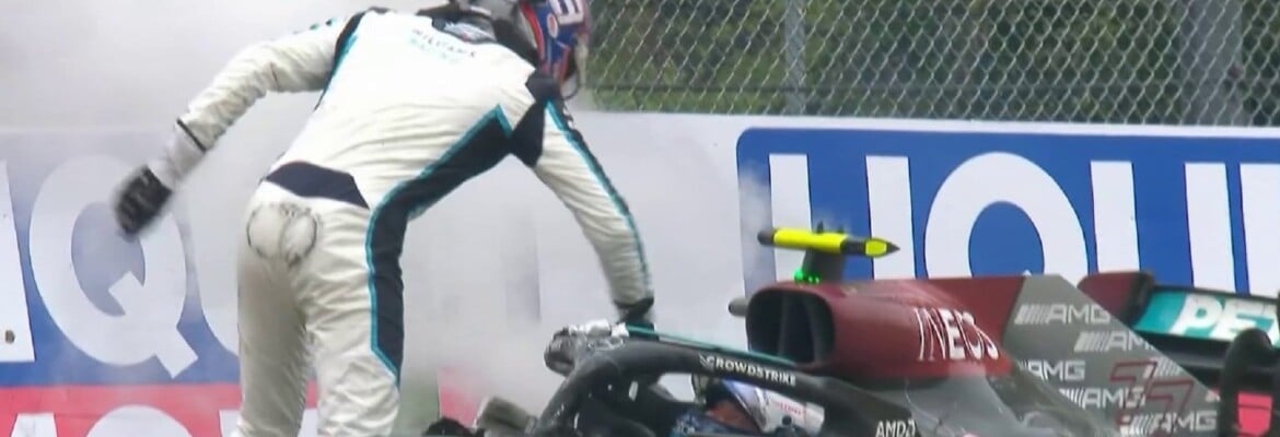 Russell diz que ficou desapontado com sua reação após a batida no GP da Emilia-Romagna de F1