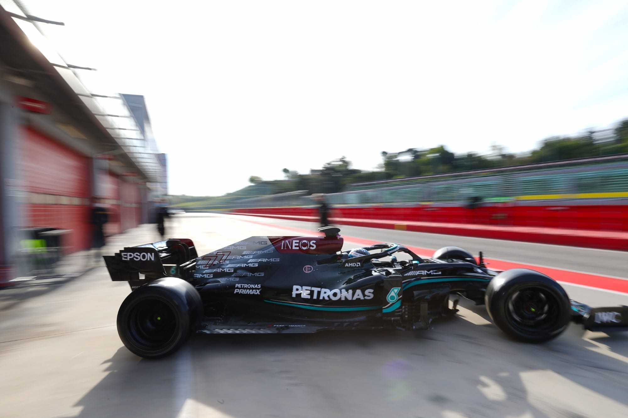 Valtteri Bottas - teste dos pneus Pirelli de 2022 - Ímola