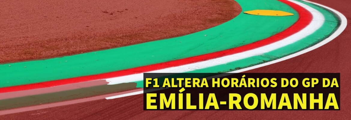 Em Dia: F1 altera horários do GP da Emília-Romanha, em Ímola