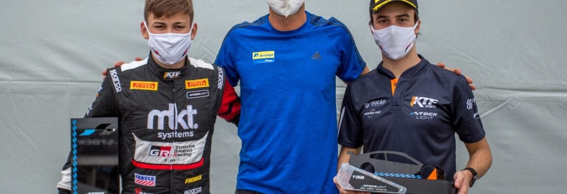 Jovens talentos da Toyota dominam Stock Light: Pedro Ferro e Felipe Baptista, da KTF Sports