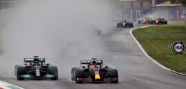 Hamilton erra e Verstappen vence o GP da Emília-Romanha de F1