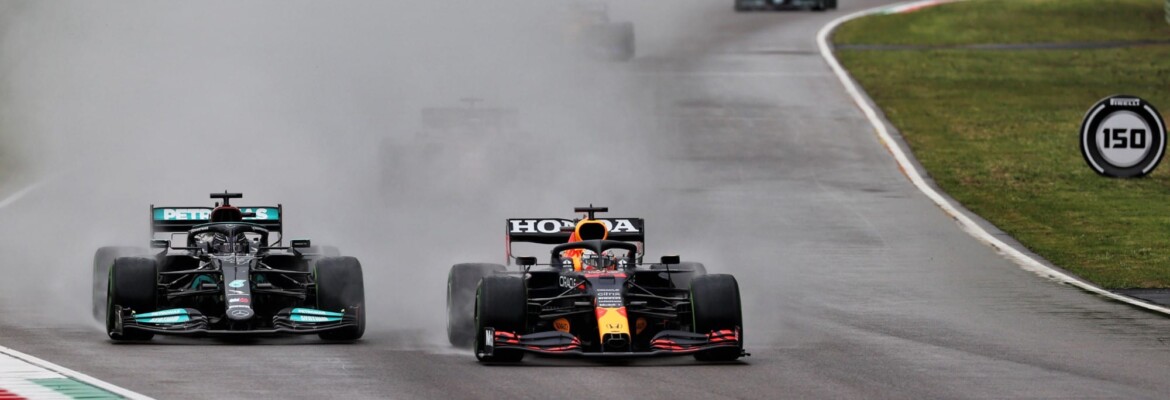 Max Verstappen e Lewis Hamilton - Largada - GP da Emília-Romanha F1 2021 - Ímola