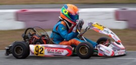 Kart: Enzo Vidmontiene estreia com vitória na chuva em novo campeonato nos Estados Unidos