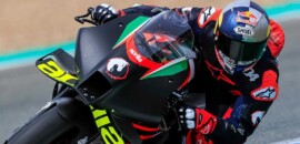 Dovizioso faz primeiro dia de teste com Aprilia e acha moto “fácil”