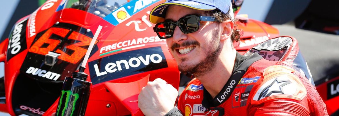 Bagnaia lamenta pole anulada, mas celebra segundo pódio do ano