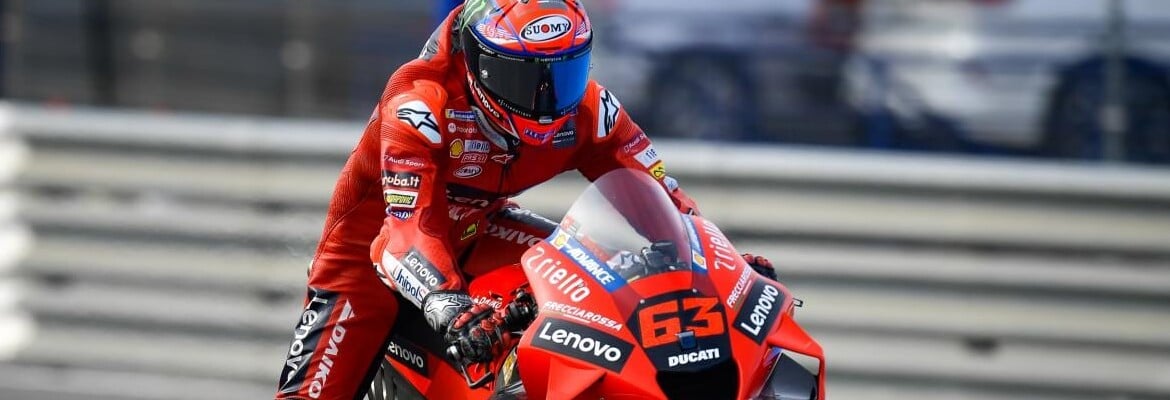 Bagnaia bate Quartararo e finaliza sexta com melhor tempo na Espanha