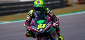 Granado é mais veloz nas duas sessões e domina dia na MotoE