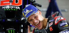 Quartararo celebra a triunfo em Doha: “vitória nos dá mais confiança”
