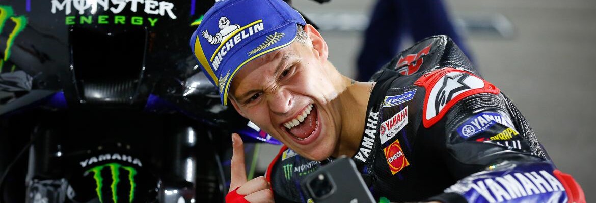 Quartararo celebra a triunfo em Doha: “vitória nos dá mais confiança”