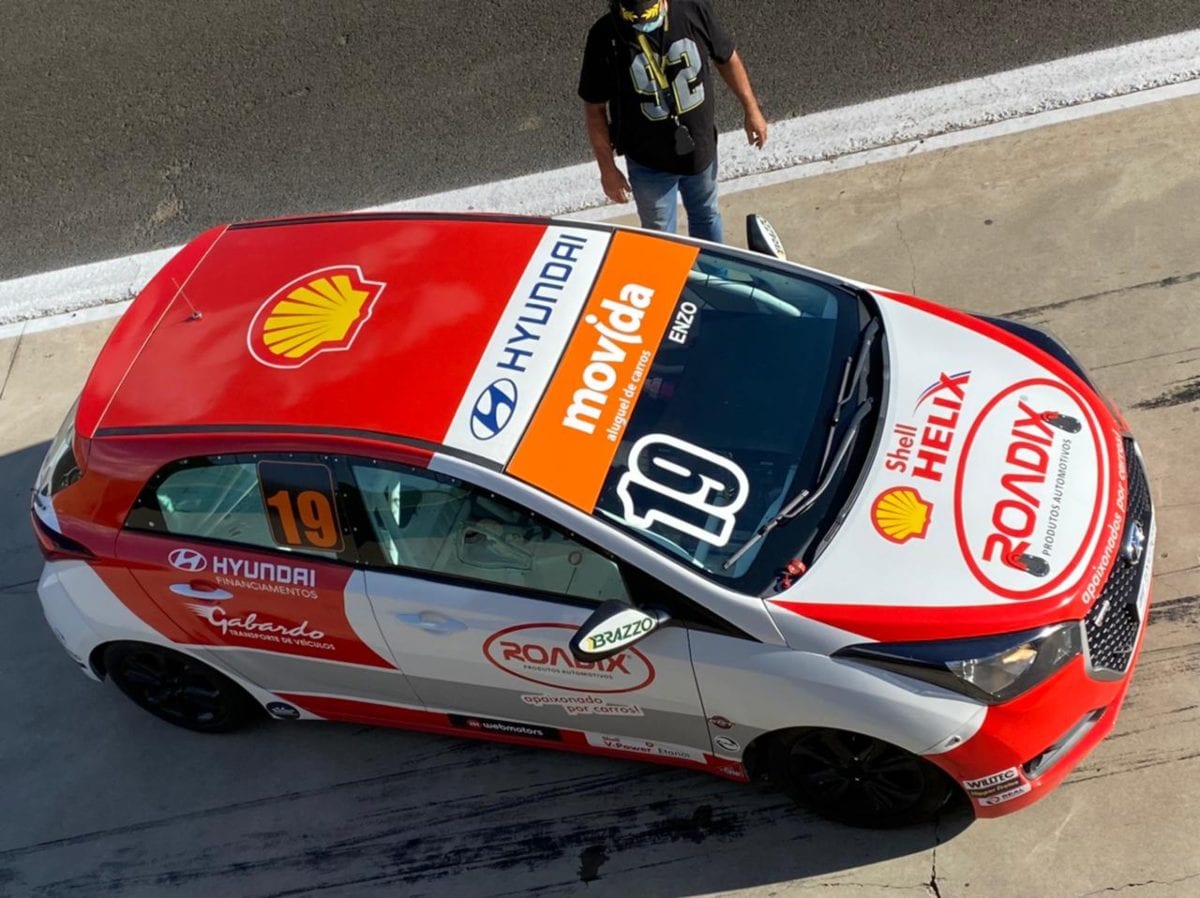 No Velocitta, Enzo Gianfratti dá início a sua temporada de estreia na Copa Shell HB20