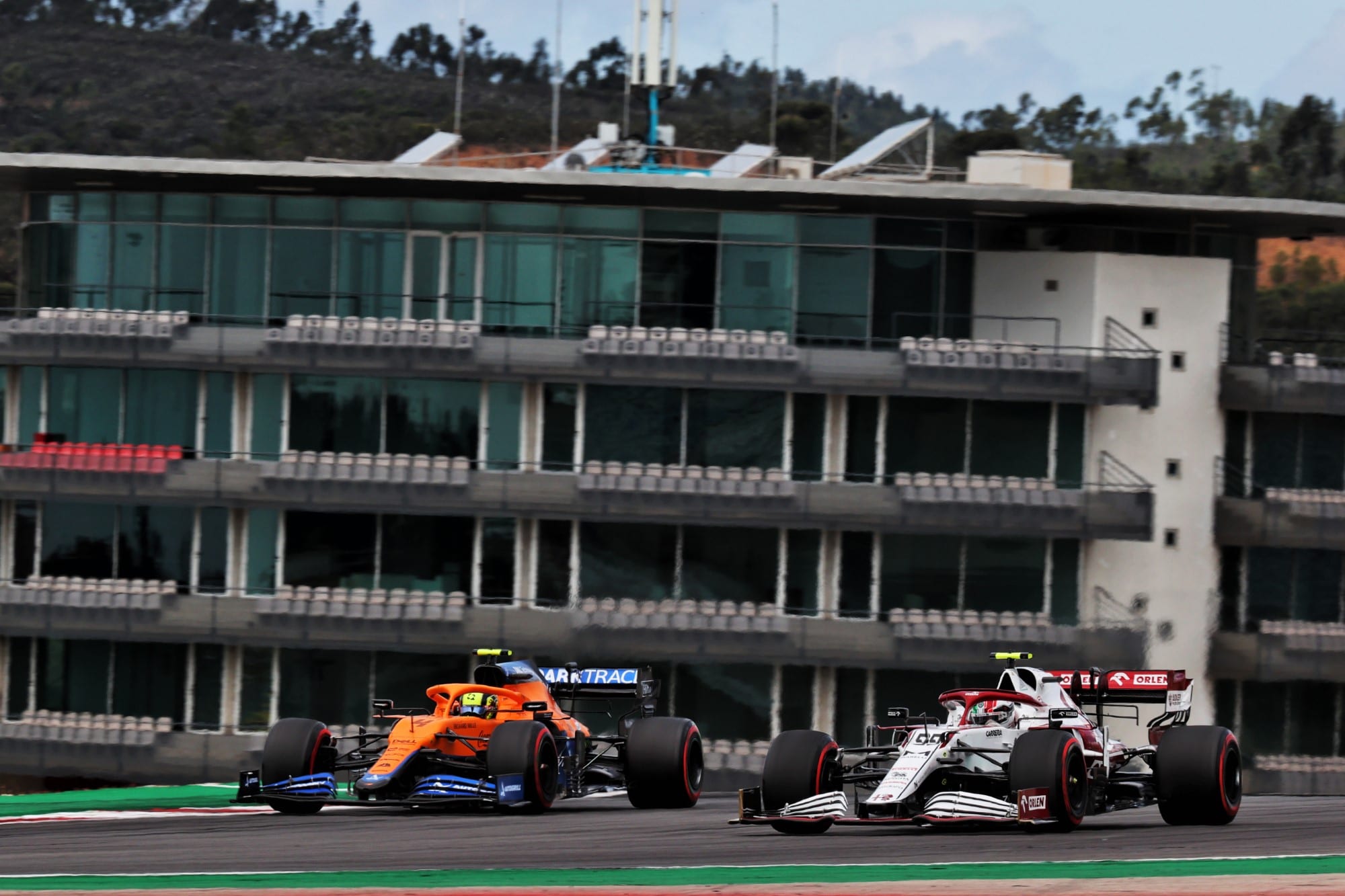 Lando Norris e Antonio Giovinazzi - GP de Portugal F1 2021