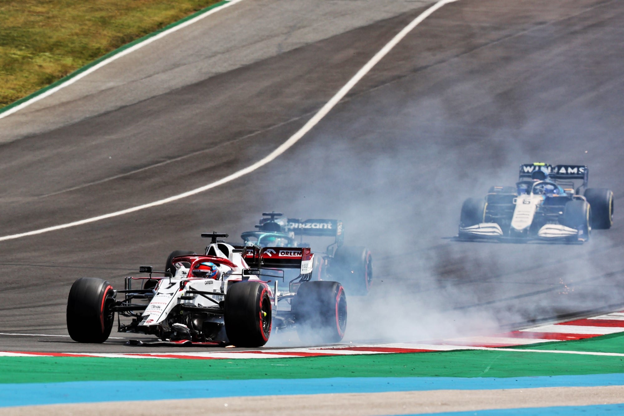 Kimi Raikkonen - Alfa Romeo - Acidente - GP de Portugal F1 2021