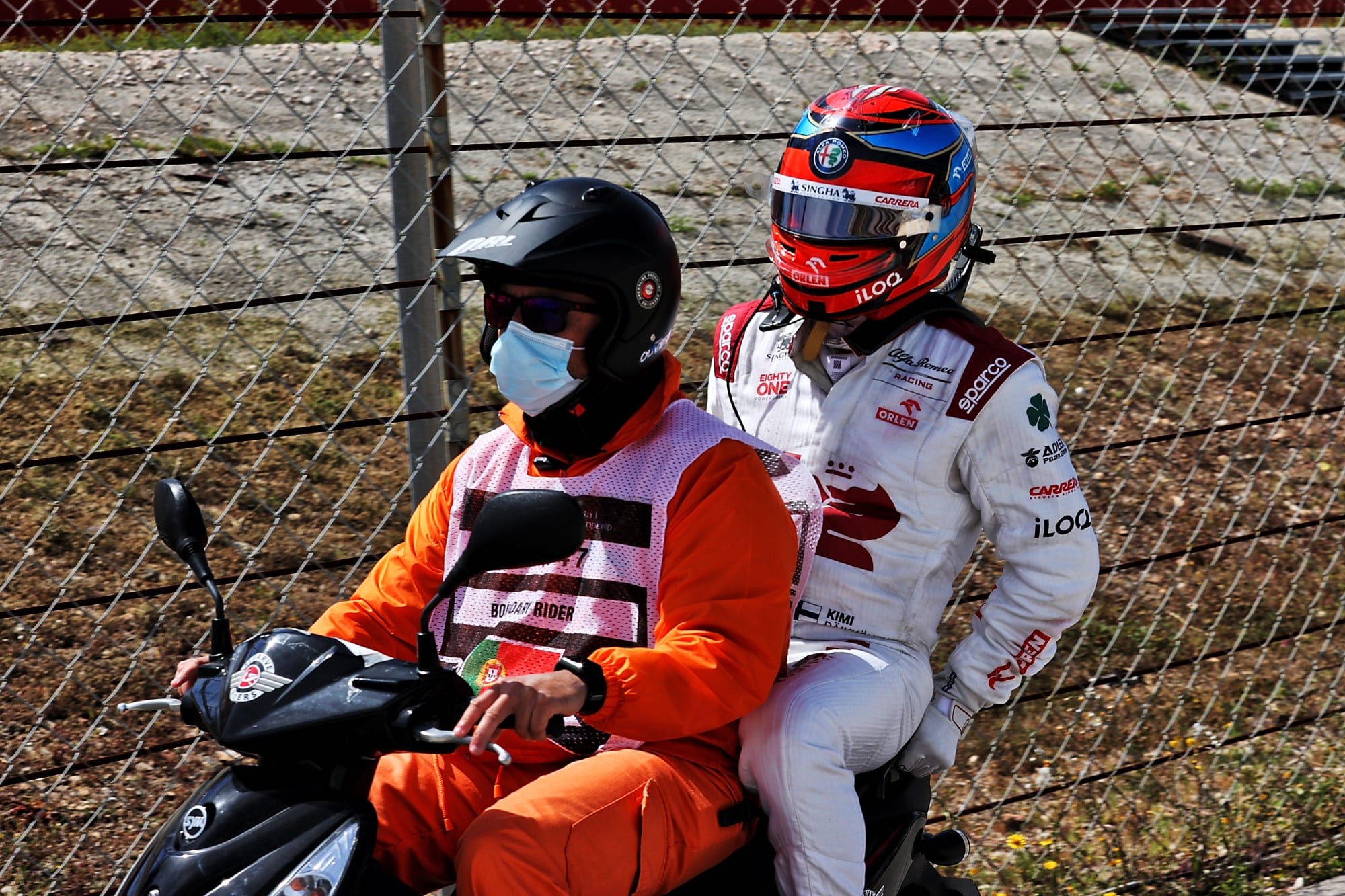 Kimi Raikkonen - Alfa Romeo - Acidente - GP de Portugal F1 2021