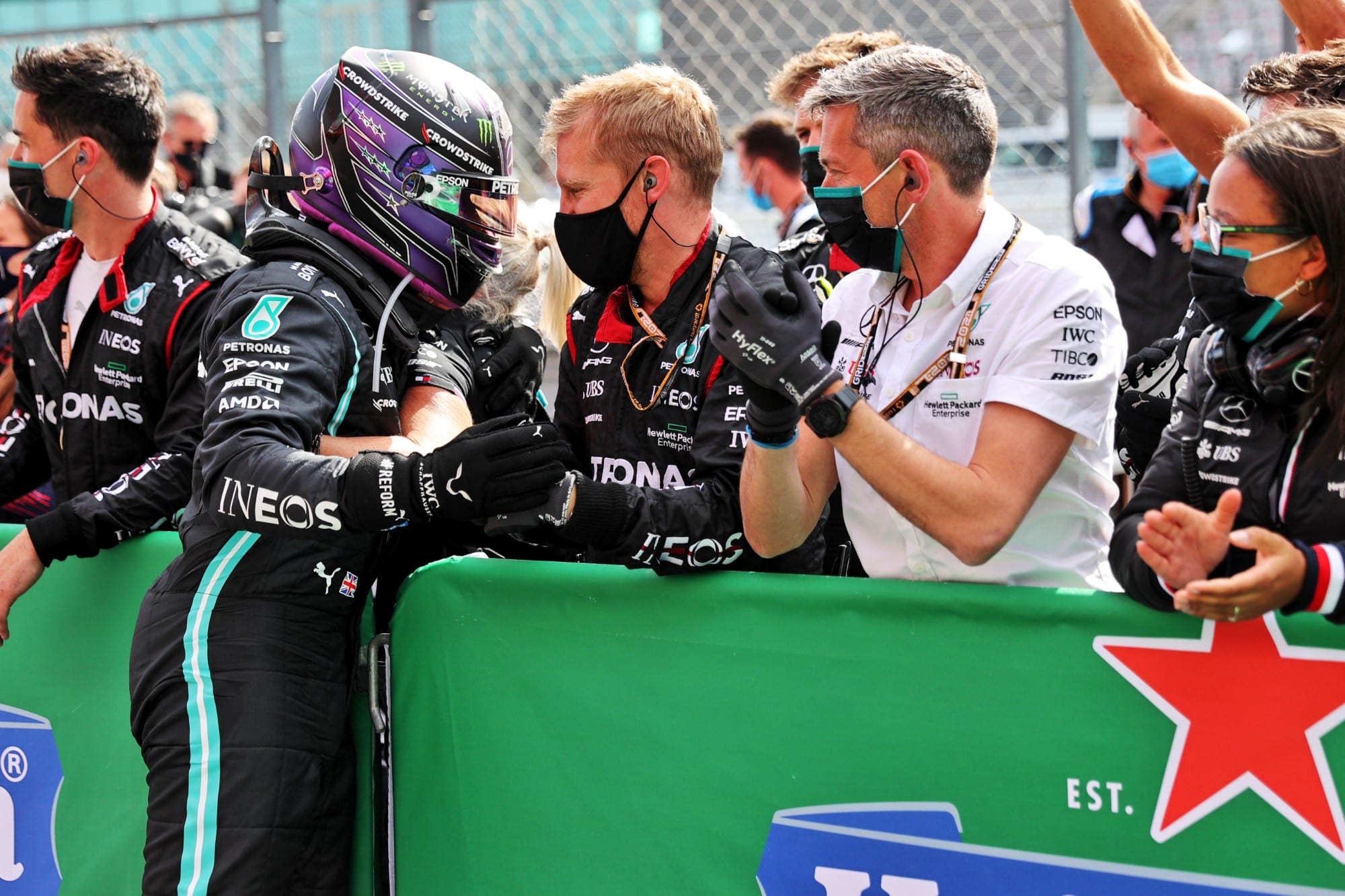 Galeria: confira as imagens do GP de Portugal de F1 Lewis Hamilton - Pódio - GP de Portugal F1 2021