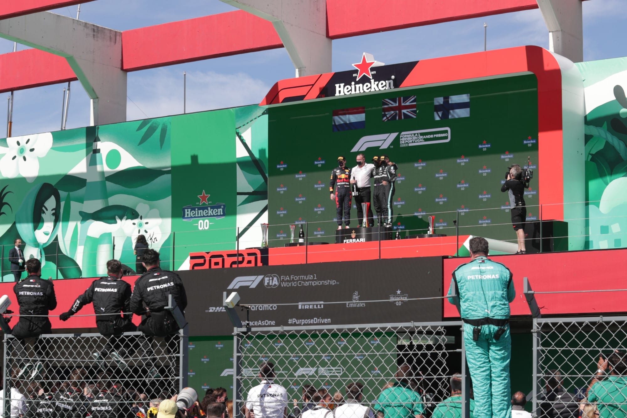 Galeria: confira as imagens do GP de Portugal de F1 Pódio - GP de Portugal F1 2021