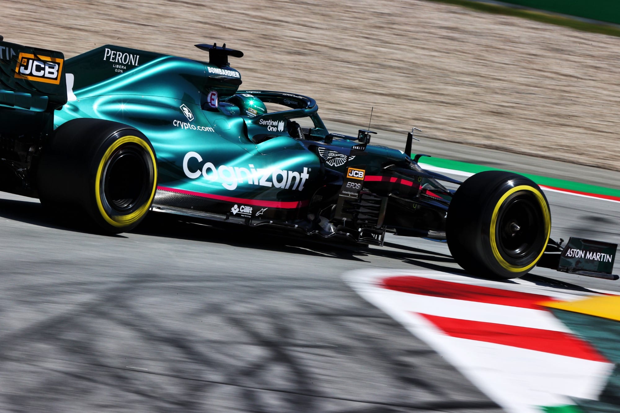 Galeria: veja as imagens da pole 100 de Hamilton na F1 Lance Stroll (Aston Martin) GP da Espanha F1 2021