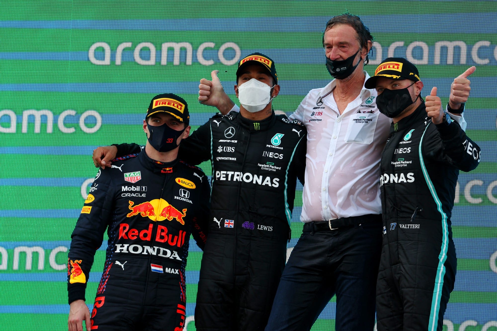 Pòdio - GP da Espanha F1 2021