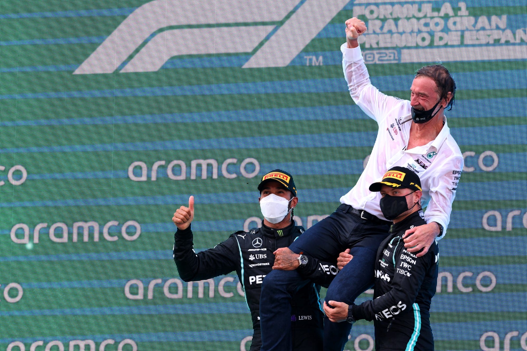 Pòdio - GP da Espanha F1 2021